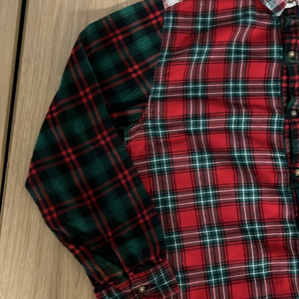 Ralph “Lauren” Polo Multicolor Patchwork Button U… - image 8